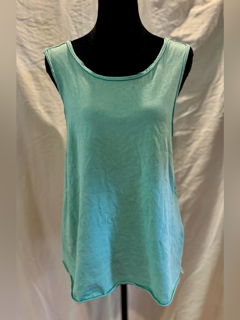 Urban Outfitters Turquoise Scoop Neck Tank Top